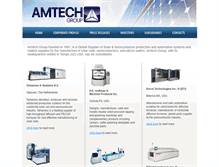 Tablet Screenshot of amtechsystems.com